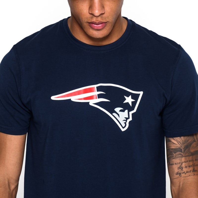 Blue New Era New England Patriots Team Logo T-Shirt | WOMT35689