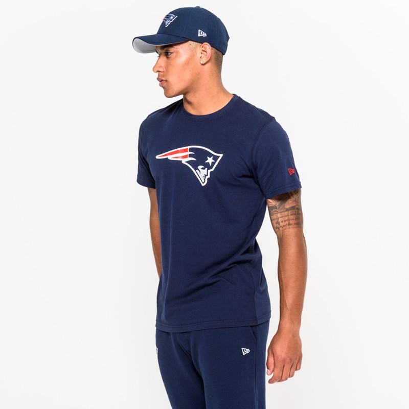 Blue New Era New England Patriots Team Logo T-Shirt | WOMT35689