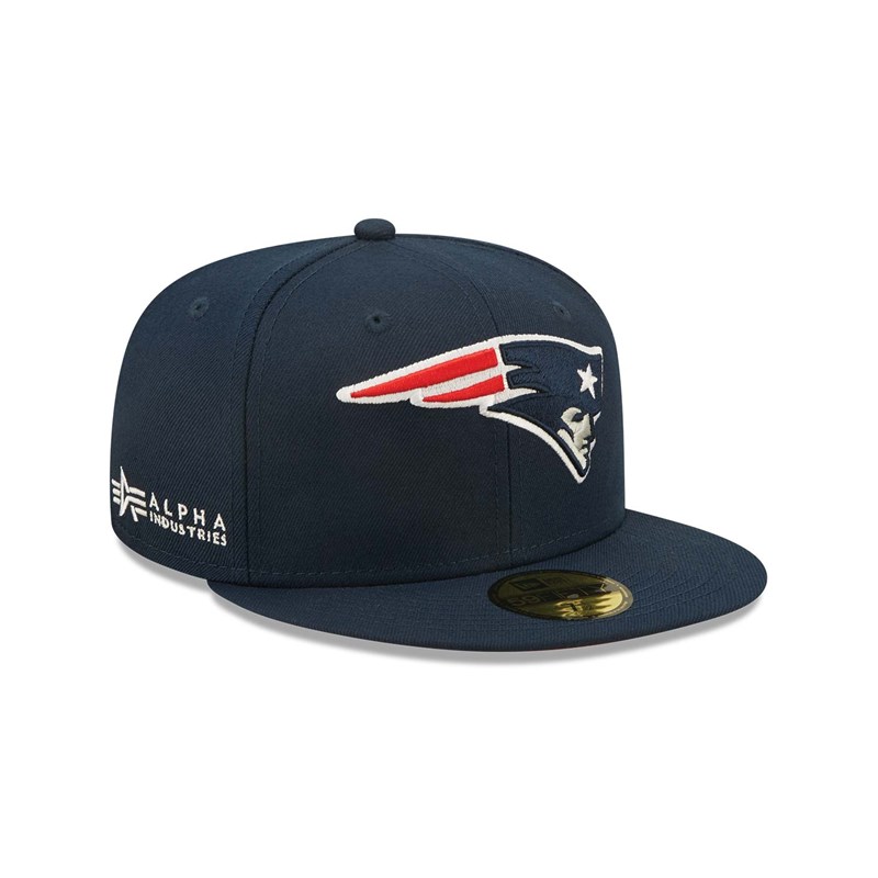 Blue New Era New England Patriots X Alpha Industries Fitted Cap 59fifty | KODL16539