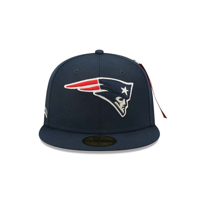 Blue New Era New England Patriots X Alpha Industries Fitted Cap 59fifty | KODL16539