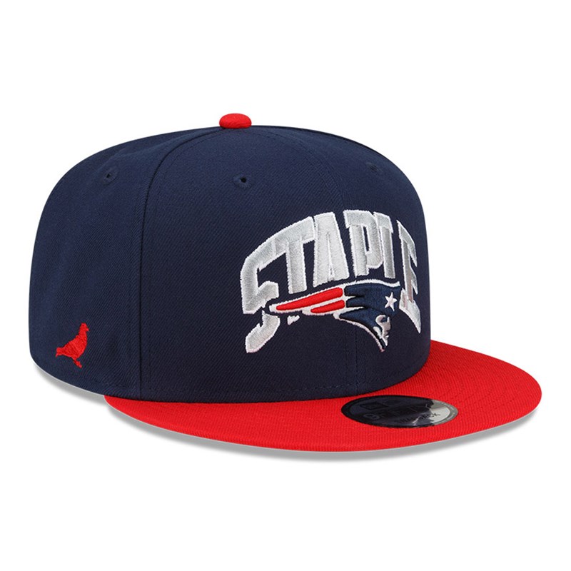 Blue New Era New England Patriots X Staple Cap 9fifty | TVEX92738