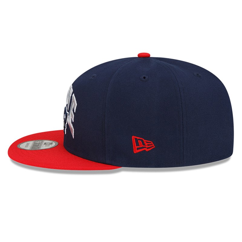 Blue New Era New England Patriots X Staple Cap 9fifty | TVEX92738