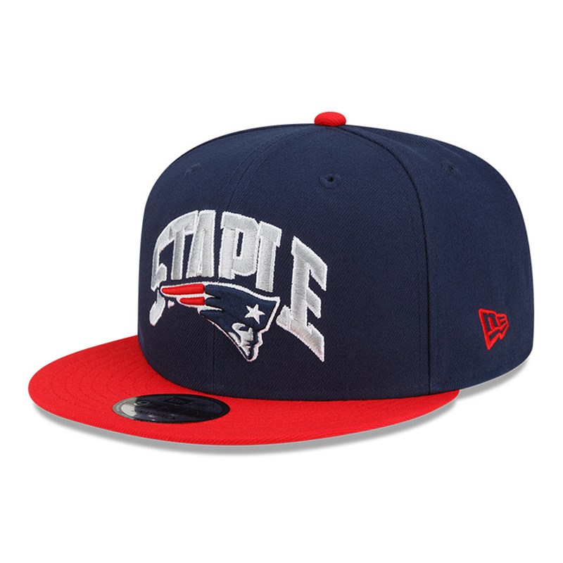 Blue New Era New England Patriots X Staple Cap 9fifty | TVEX92738