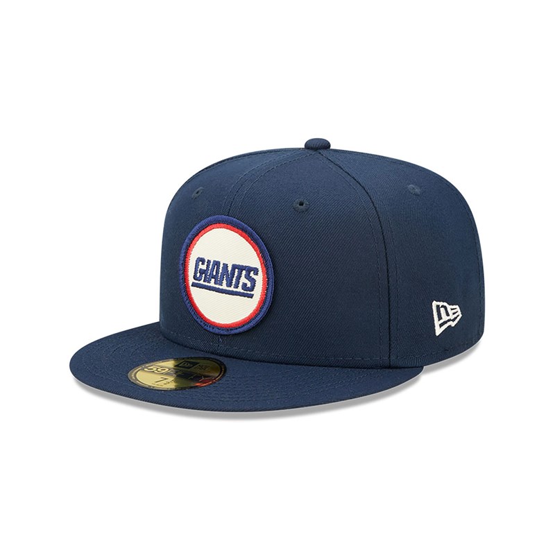 Blue New Era New York Giants NFL Sideline 2022 Fitted Cap 59fifty | XBJH93275