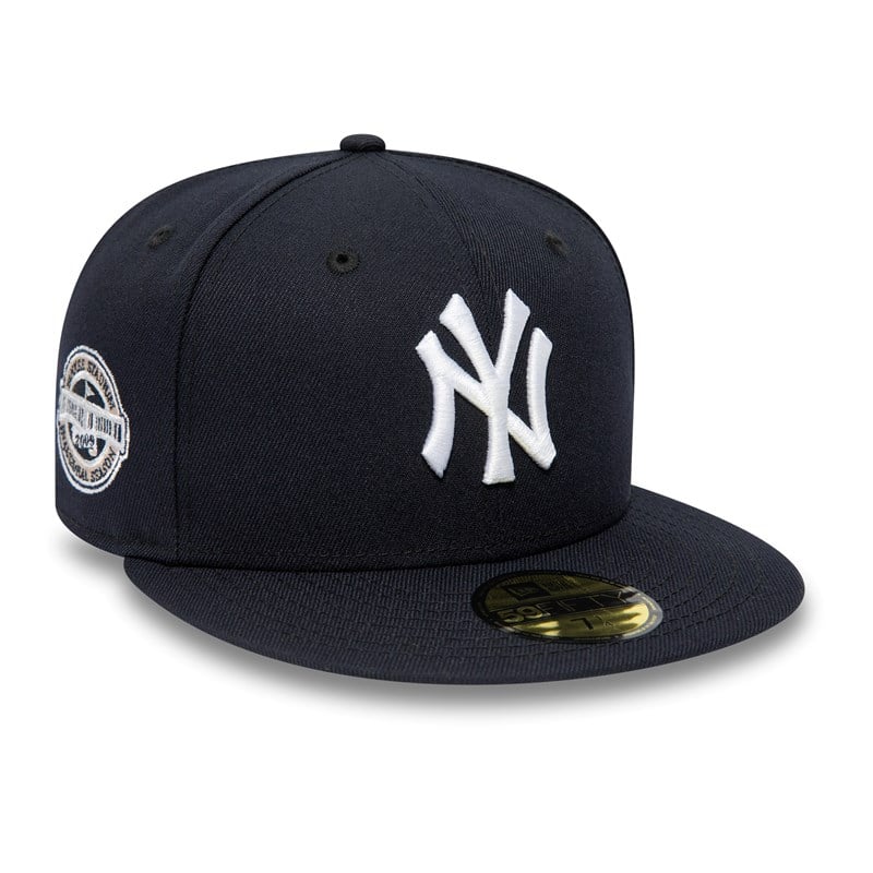 Blue New Era New York Yankees American League Stadium Fitted Cap 59fifty | QHEP71962