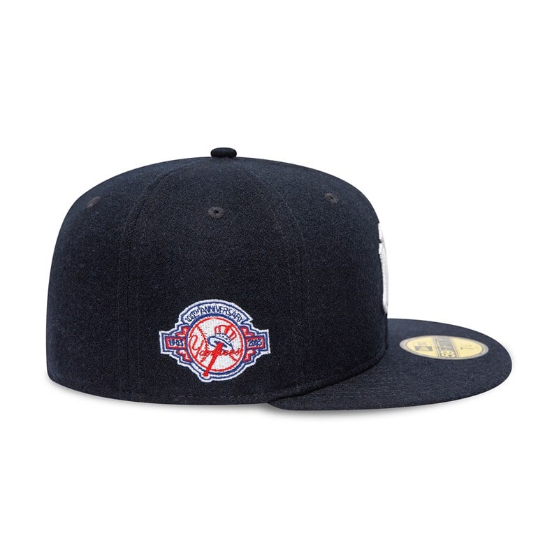 Blue New Era New York Yankees Anniversary Fitted Cap 59fifty | VLYZ85306