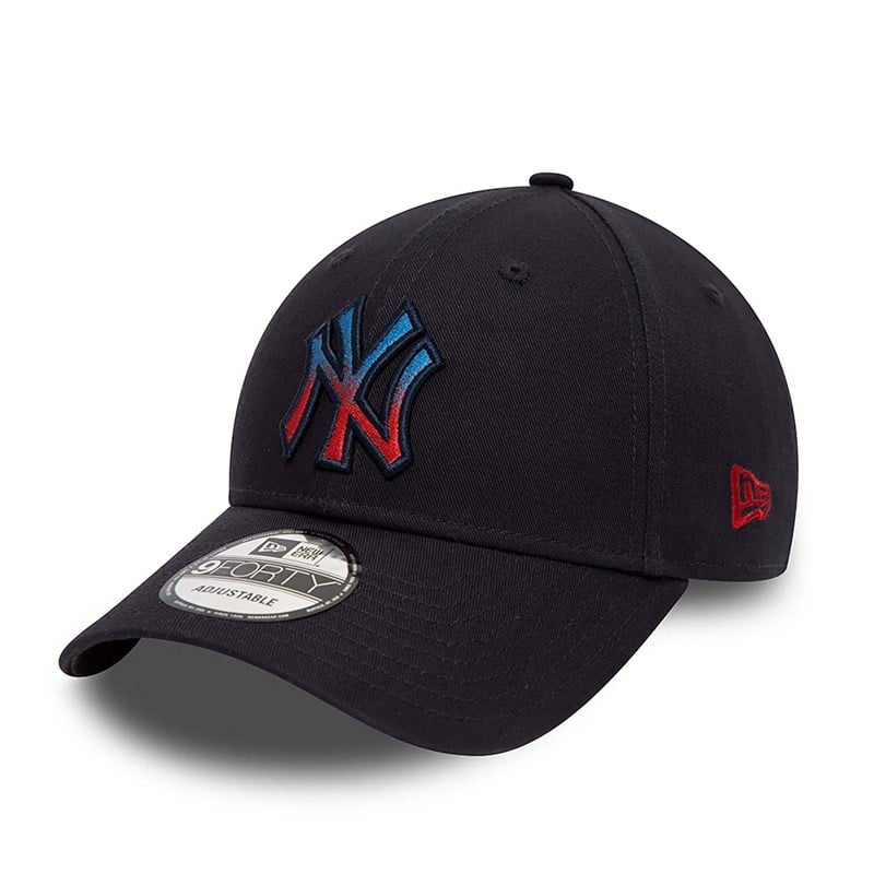 Blue New Era New York Yankees Gradient Infill Adjustable Cap 9forty | JNEI45736