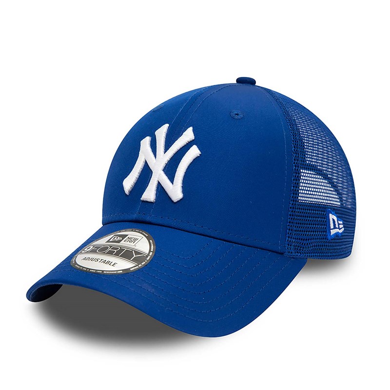 Blue New Era New York Yankees Home Field Adjustable Cap Trucker | NDJQ84527