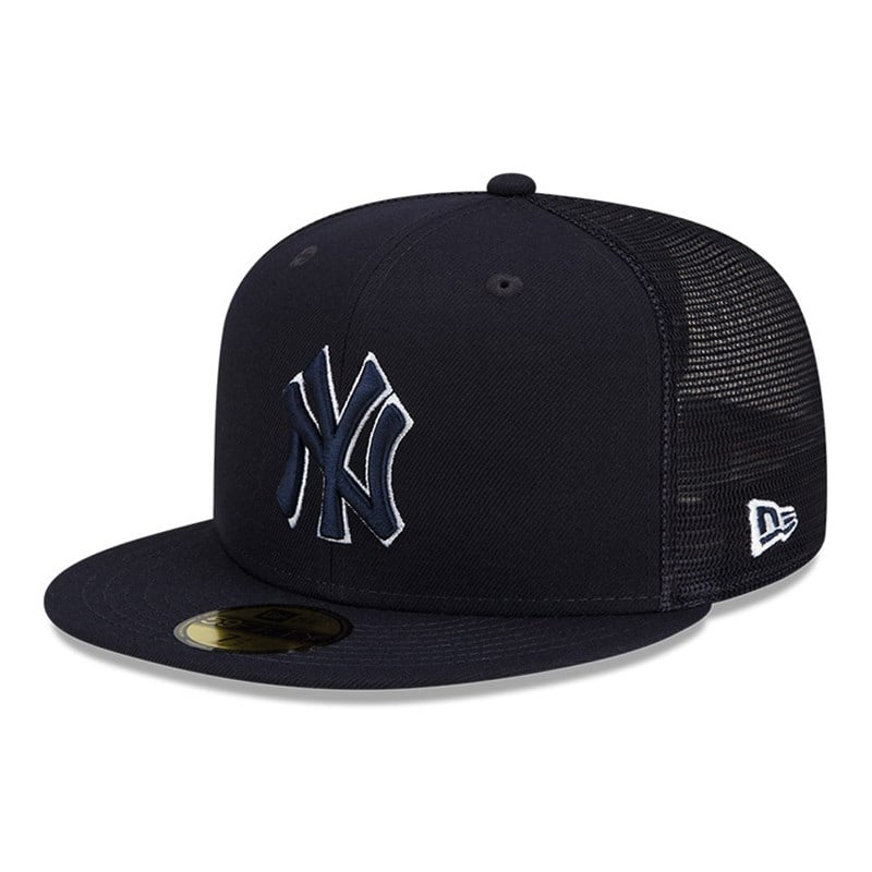 Blue New Era New York Yankees MLB Batting Practice Cap 59fifty | XTAE58706