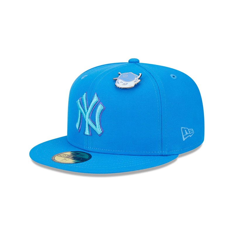 Blue New Era New York Yankees Outer Space Fitted Cap 59fifty | HVAW75901