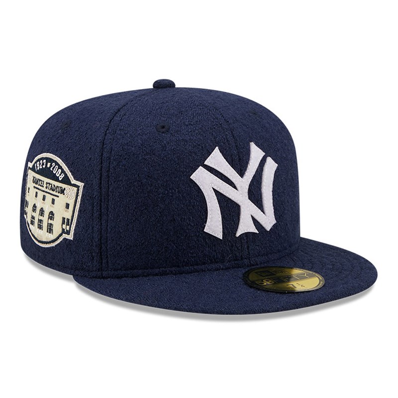 Blue New Era New York Yankees Wool Fitted Cap 59fifty | RLNM63759