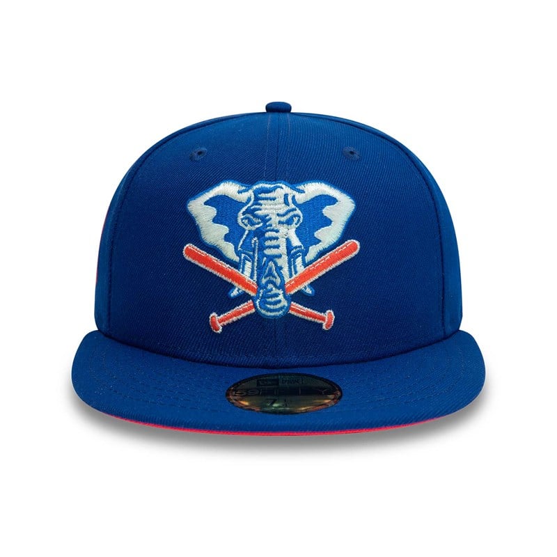 Blue New Era Oakland Athletics 50 Years Fitted Cap 59fifty | UXBC17540