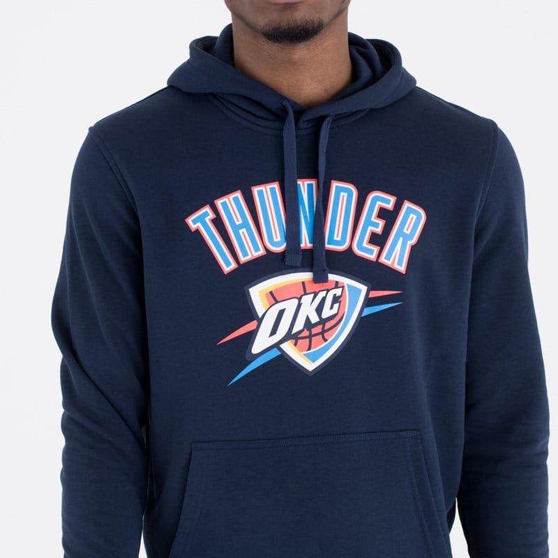 Blue New Era Oklahoma City Thunder Team Logo Hoodie | ANYB76534