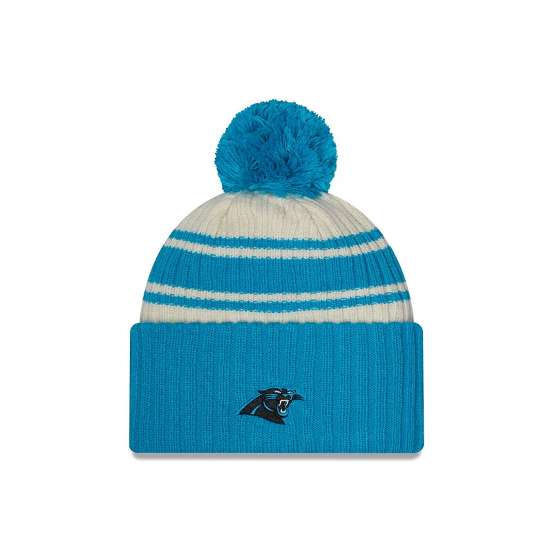 Blue New Era Panthers NFL Sideline Beanie Hat Knit | NEWI01638