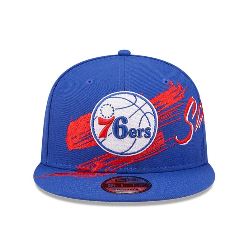 Blue New Era Philadelphia 76ers NBA Sweep Cap 9fifty | SAQN23958