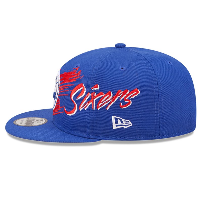 Blue New Era Philadelphia 76ers NBA Sweep Cap 9fifty | SAQN23958