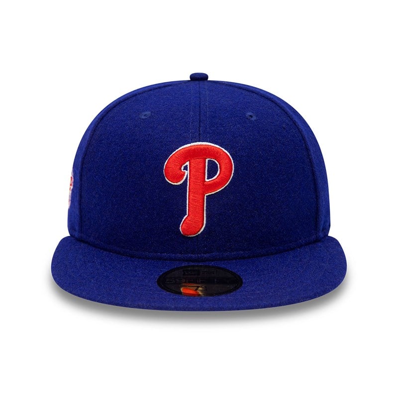 Blue New Era Philadelphia Phillies Anniversary Fitted Cap 59fifty | COBJ61379