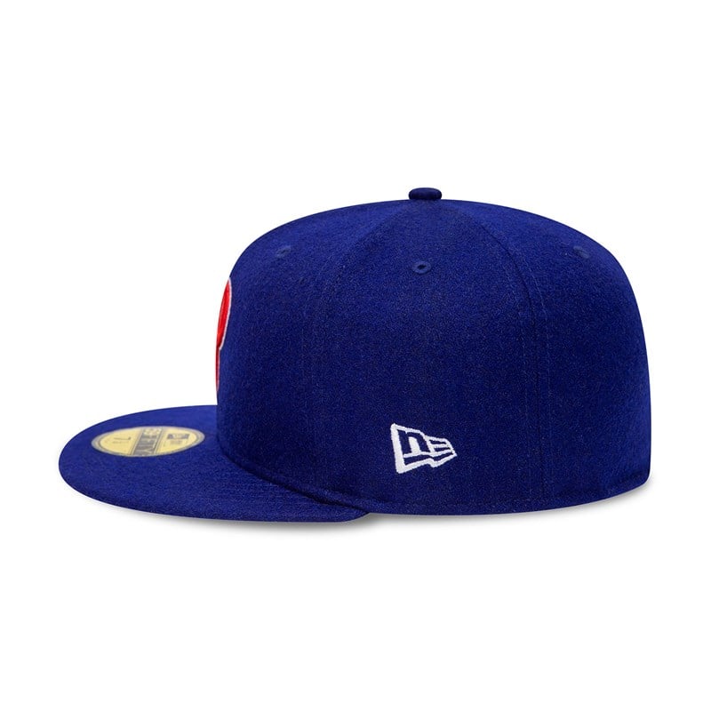 Blue New Era Philadelphia Phillies Anniversary Fitted Cap 59fifty | COBJ61379