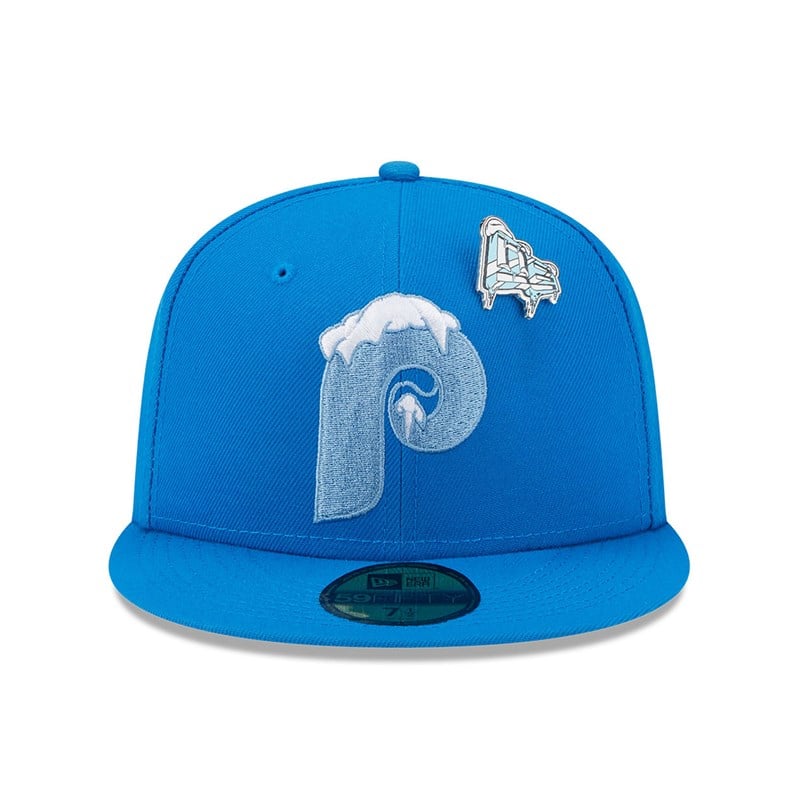 Blue New Era Philadelphia Phillies Day Fitted Cap 59fifty | YZDP96104