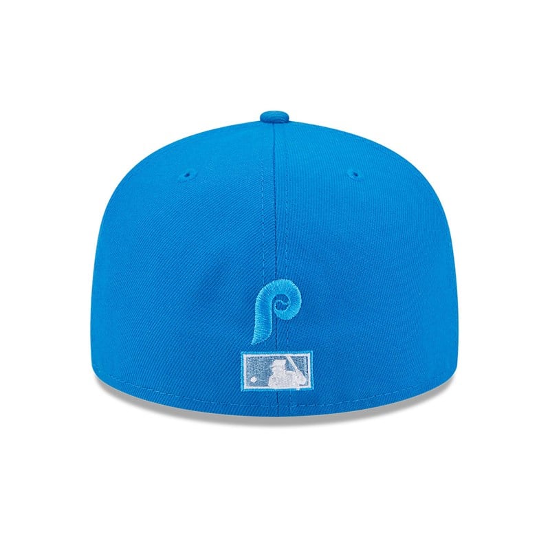 Blue New Era Philadelphia Phillies Day Fitted Cap 59fifty | YZDP96104