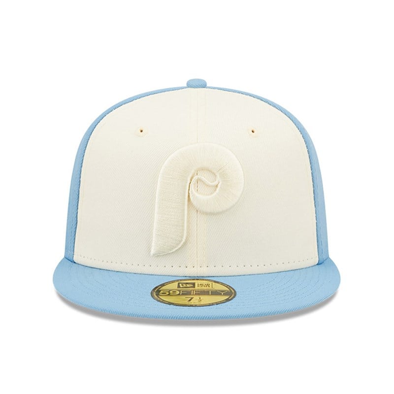 Blue New Era Philadelphia Phillies MLB 2-tone Fitted Cap 59fifty | PXNK36497