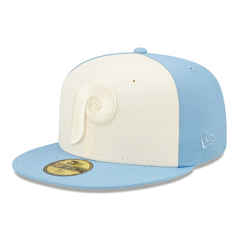 Blue New Era Philadelphia Phillies MLB 2-tone Fitted Cap 59fifty | PXNK36497