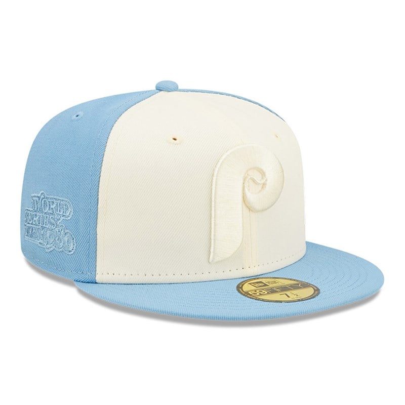 Blue New Era Philadelphia Phillies MLB 2-tone Fitted Cap 59fifty | PXNK36497