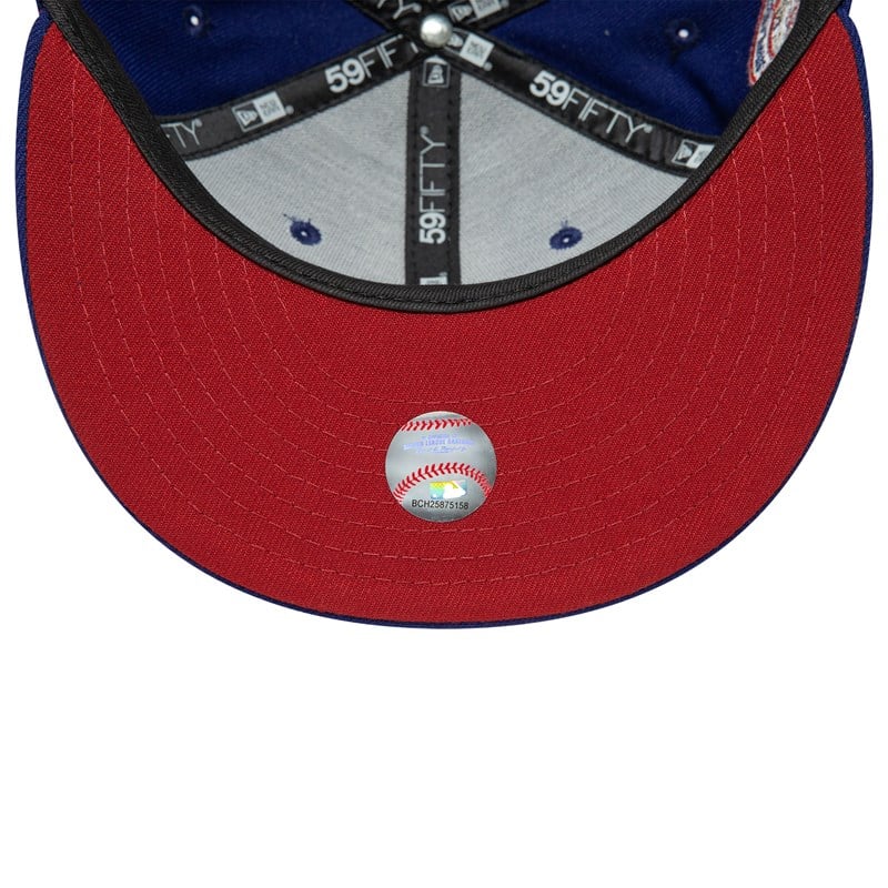 Blue New Era Philadelphia Phillies National League Stadium Fitted Cap 59fifty | PTRM75946