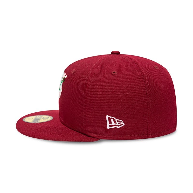 Blue New Era Philadelphia Phillies Side Patch Bloom Fitted Cap 59fifty | TFMK35960