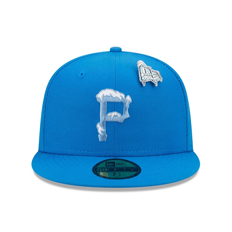 Blue New Era Pittsburgh Pirates Day Fitted Cap 59fifty | YVSD95607