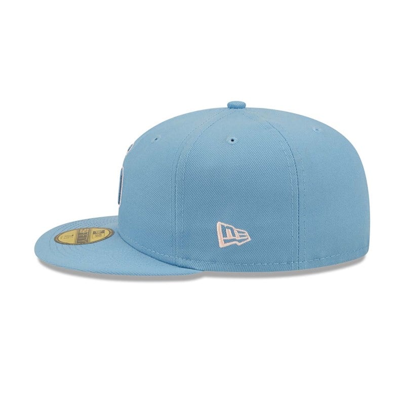 Blue New Era San Diego Padres Pastel Fitted Cap 59fifty | QMES65024