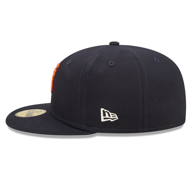 Blue New Era San Francisco Giants MLB Pop Sweat Fitted Cap 59fifty | QWVR95260