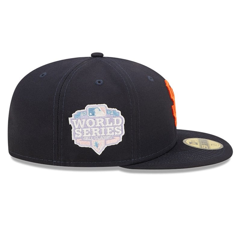 Blue New Era San Francisco Giants MLB Pop Sweat Fitted Cap 59fifty | QWVR95260