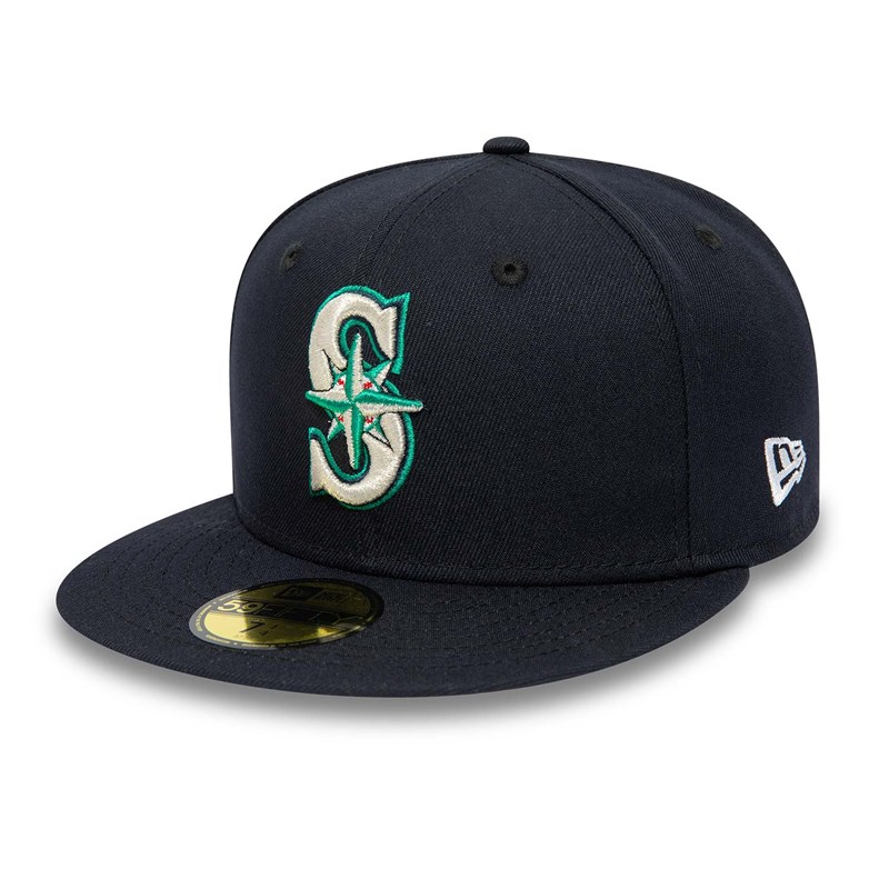 Blue New Era Seattle Mariners 25th Anniversary Fitted Cap 59fifty | VTIB74953