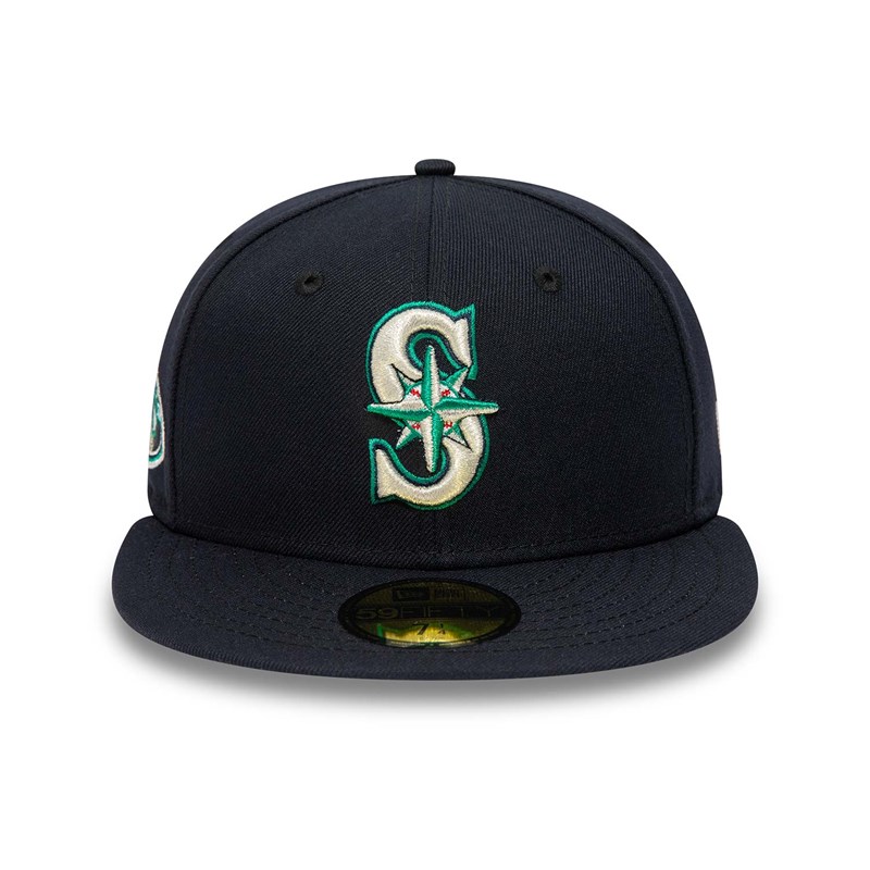 Blue New Era Seattle Mariners 25th Anniversary Fitted Cap 59fifty | VTIB74953