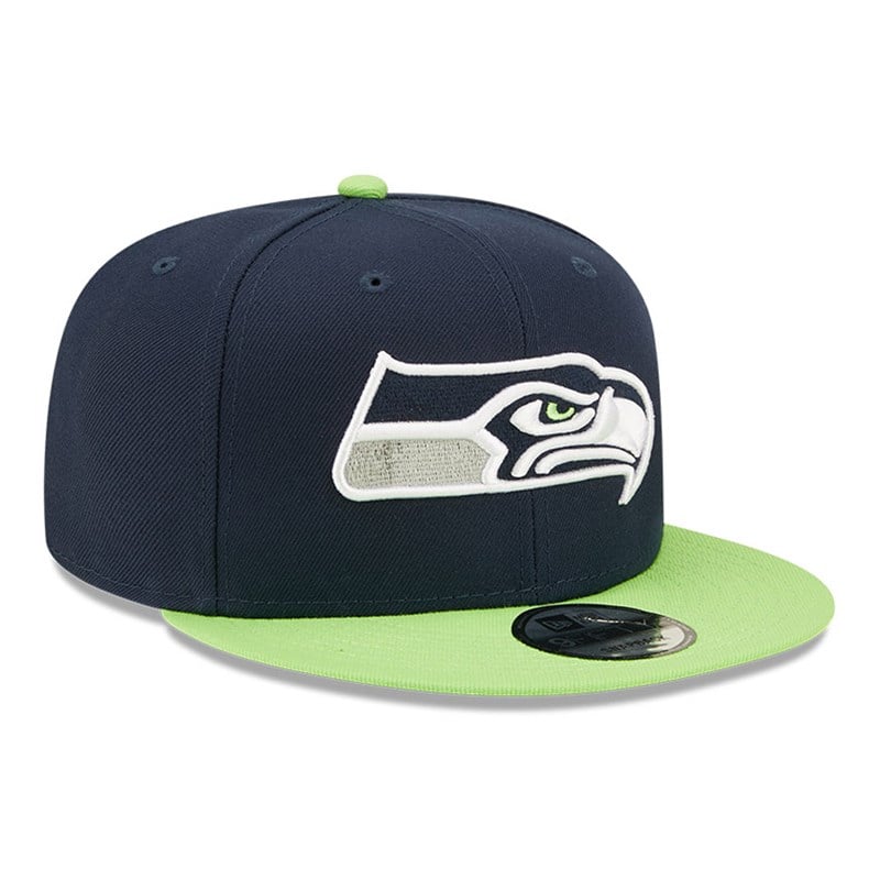 Blue New Era Seattle Seahawks NFL Letter Arch Cap 9fifty | ZEAX57143