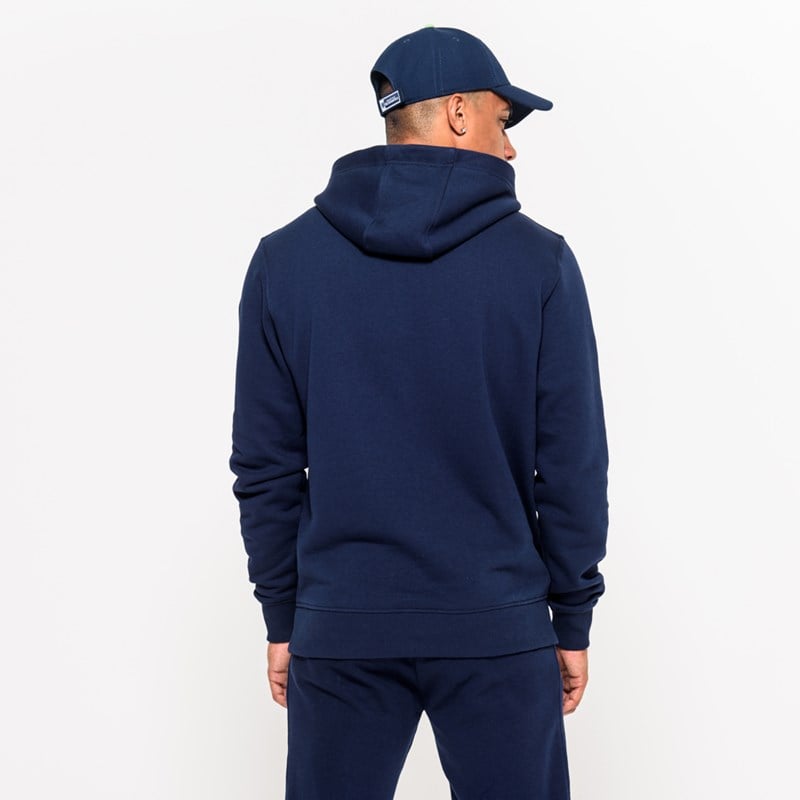 Blue New Era Seattle Seahawks Team Logo Hoodie | VBPQ87529