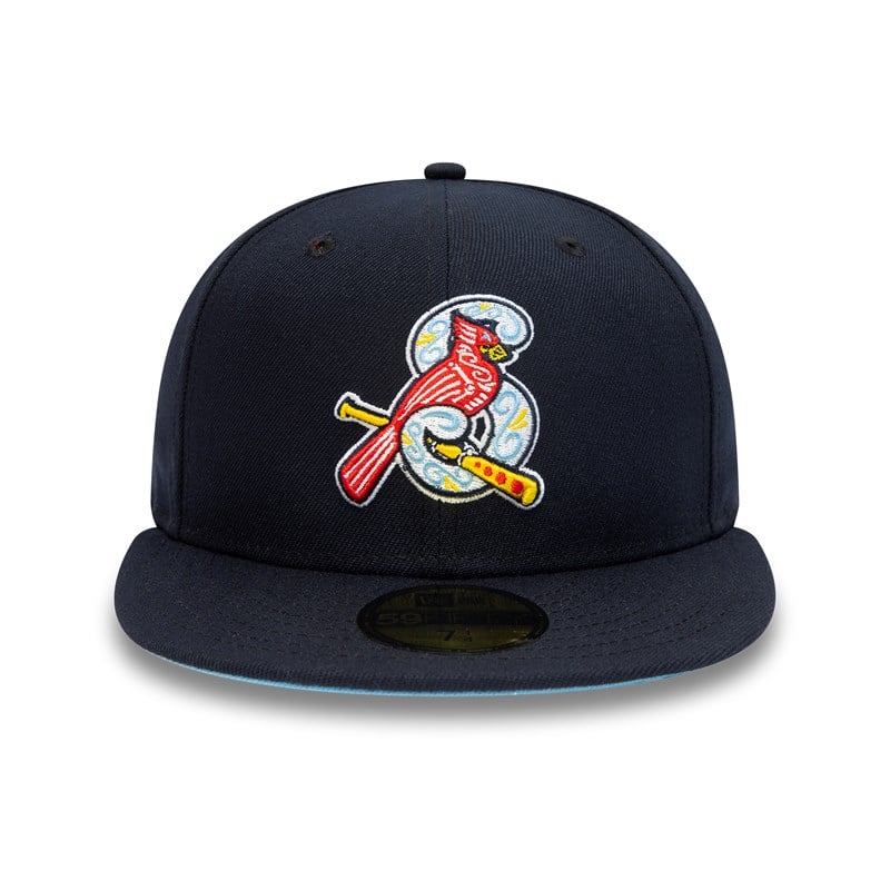 Blue New Era Springfield Cardinals Milb Fitted Cap 59fifty | ZEPD61729