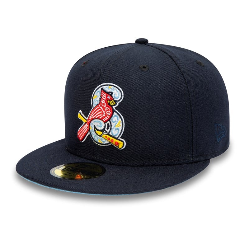 Blue New Era Springfield Cardinals Milb Fitted Cap 59fifty | ZEPD61729