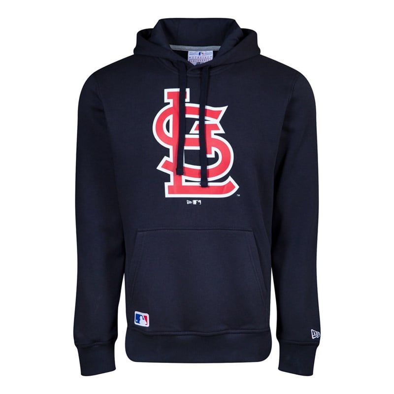 Blue New Era St. Louis Cardinals MLB Team Logo Hoodie | FRQU36291