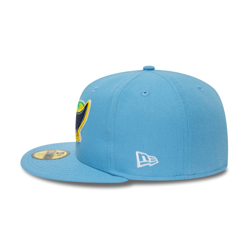 Blue New Era Tampa Bay Rays American League Stadium Fitted Cap 59fifty | JYCB07512