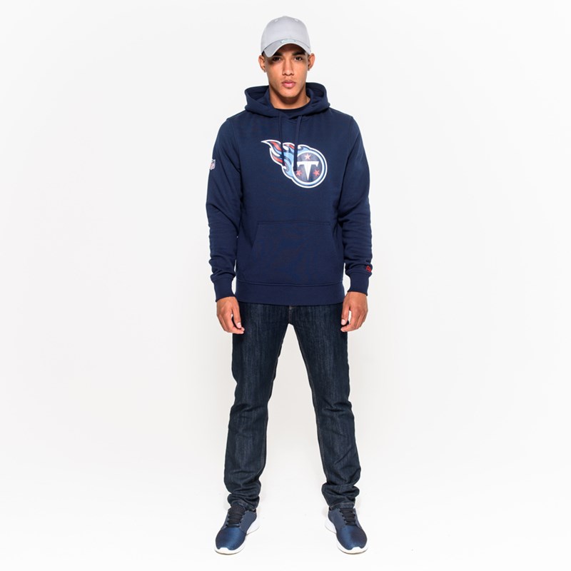 Blue New Era Tennessee Titans Team Logo Hoodie | JMHC82016