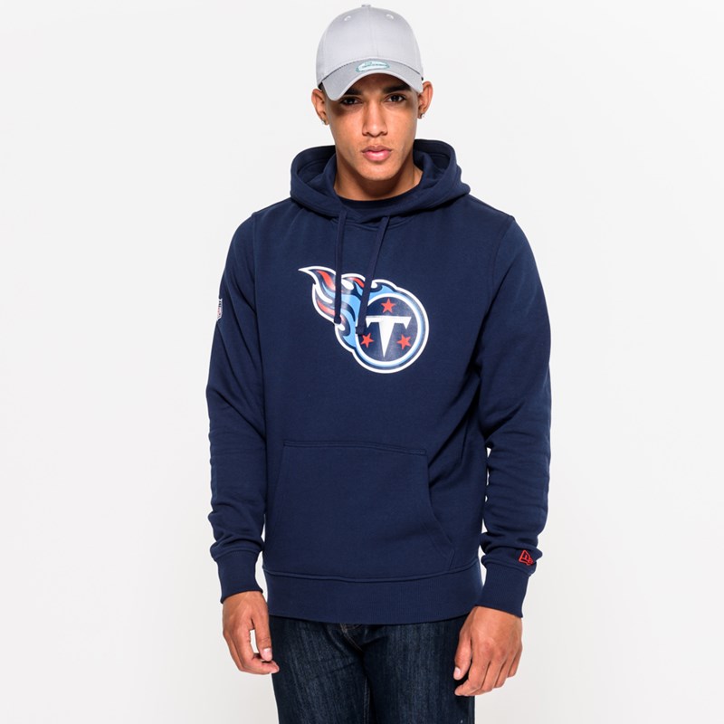 Blue New Era Tennessee Titans Team Logo Hoodie | JMHC82016