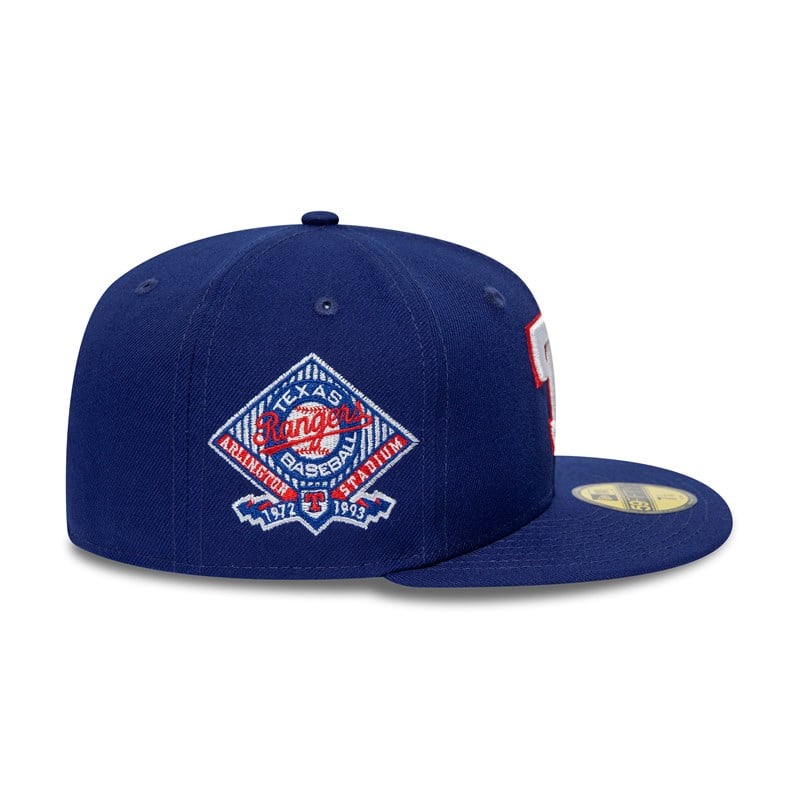 Blue New Era Texas Rangers American League Stadium Fitted Cap 59fifty | CGRB83657