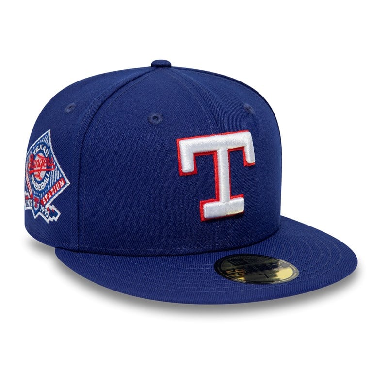 Blue New Era Texas Rangers American League Stadium Fitted Cap 59fifty | CGRB83657