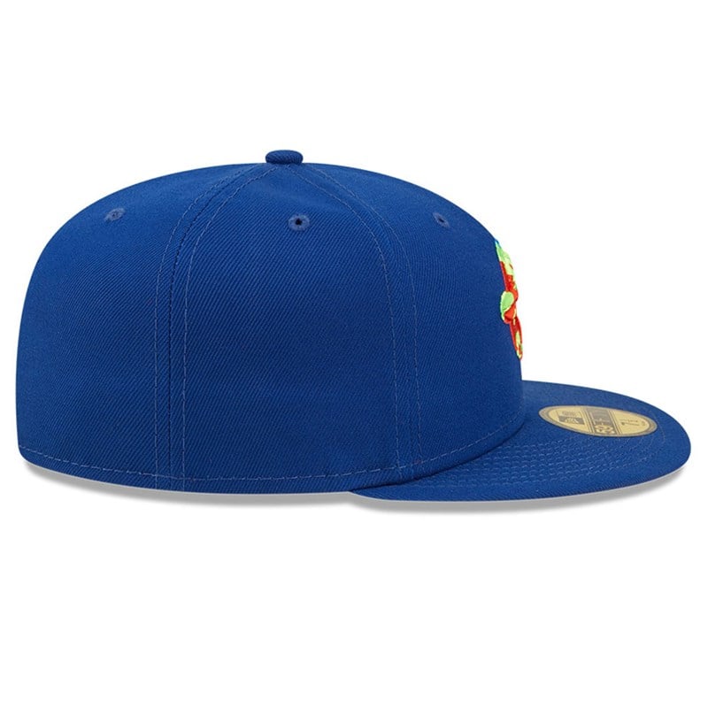 Blue New Era Toronto Jays Infrared Fitted Cap 59fifty | SPXO87624