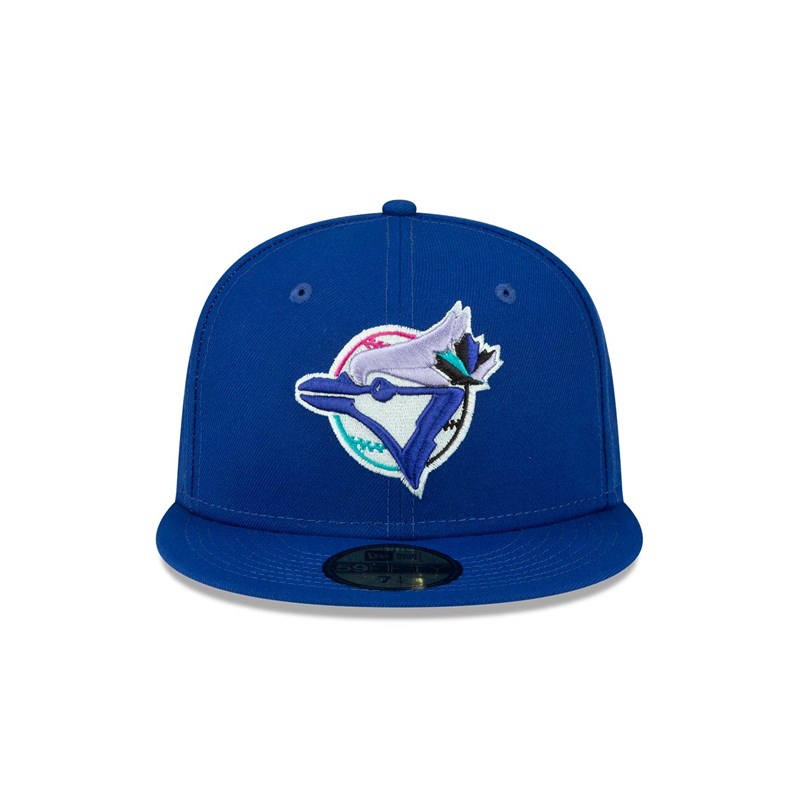 Blue New Era Toronto Jays Polarlights Fitted Cap 59fifty | QBGL70526