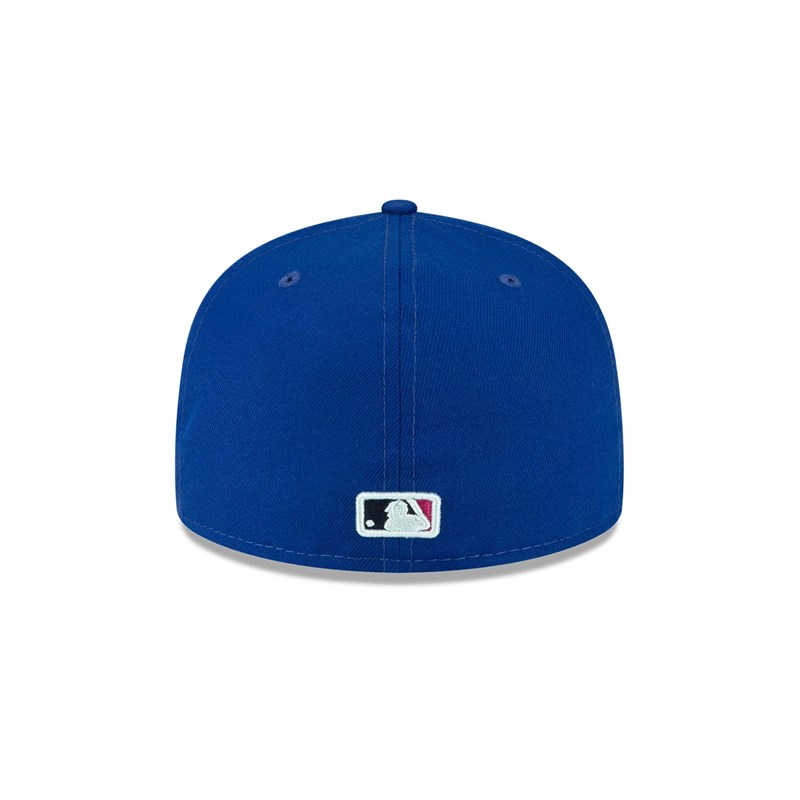 Blue New Era Toronto Jays Polarlights Fitted Cap 59fifty | QBGL70526