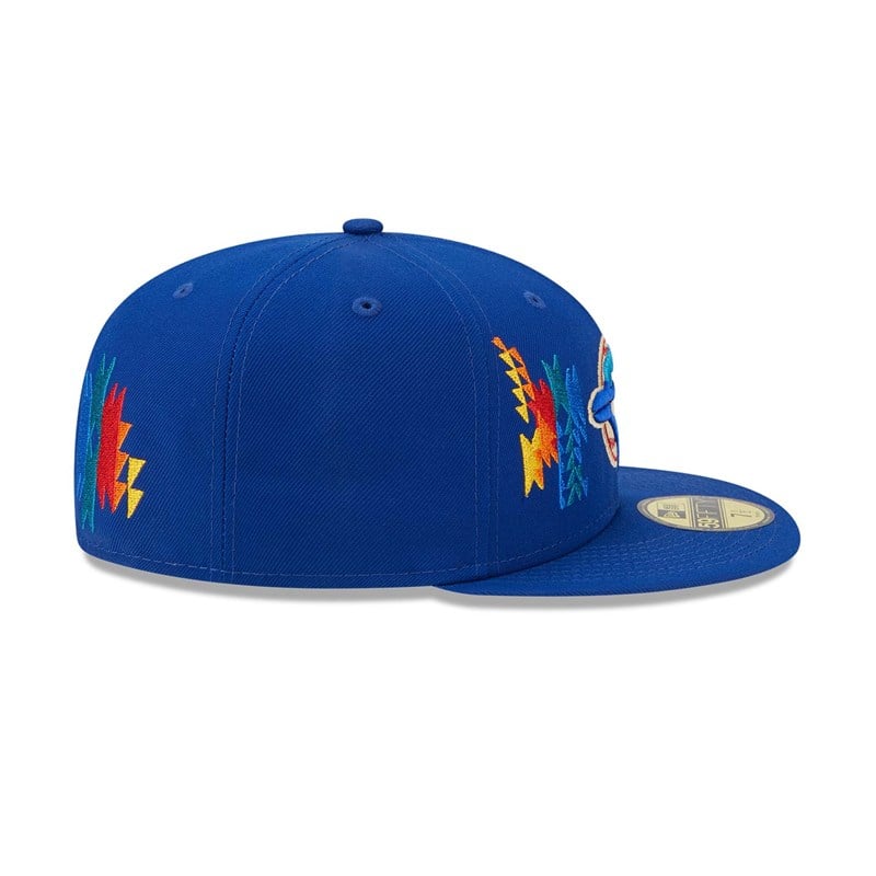 Blue New Era Toronto Jays Southwestern Fitted Cap 59fifty | CQRJ34506