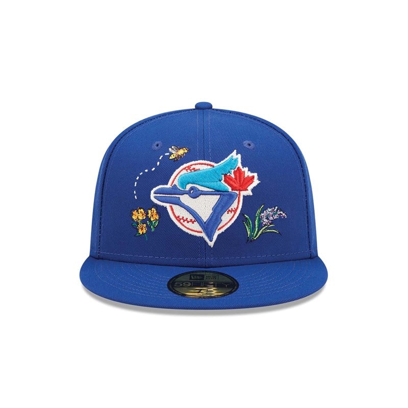 Blue New Era Toronto Jays Watercolour Floral Cap 59fifty | SJYW07859